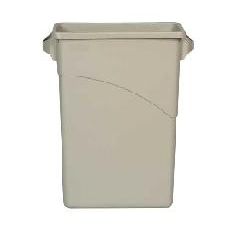 WASTE CONT - SLIM JIM 23 GAL BEIGE (RU3540)