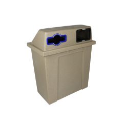 WASTE CONT - 2 STREAM GARBAGE & BOTTLES SANDSTONE