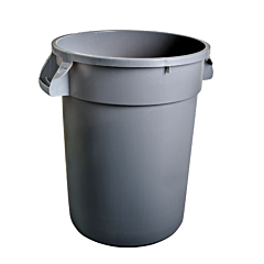 WASTE CONT - 32 GAL TITAN  ROUND GREY