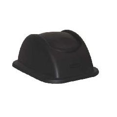 LID - WASTE/CONT DOME LID  BLACK SWING FITS LARGE 