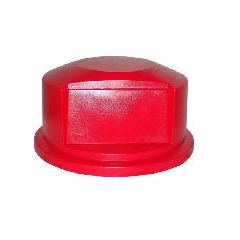 LID - WASTE/CONT DOME LID 44 GAL RED (2647-88)
