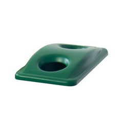 LID - WASTE/CONT SLIM JIM, BOTTLE & CAN GREEN, 15 & 23