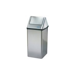 WASTE CONT & LID - 21 GAL STAINLESS STEEL JUMBO FROST