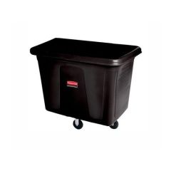 CUBE TRUCK RUBBERMAID BLACK 8 CUBIC FT. 4608