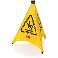 SIGN - 20" SAFETY CONE POP-UP CAUTION/WET FLOOR 