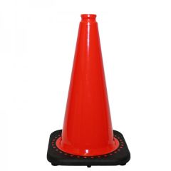PYLON - 18" ORANGE W/BLACK  BASE TRAFFIC CONE 3.5LBS 