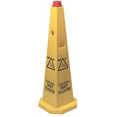 FLOOR SIGN - 36" CAUTION WET FLOOR SAFETY CONE LARGE 4 