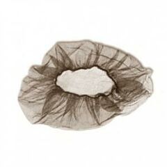 HAIR NET - 21" LARGE POLYESTER  MESH BROWN 100/PK 