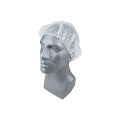 BOUFFANT CAPS - 21" LARGE  WHITE HAIR NET 1000/CS