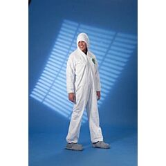 TYVEK SUIT - XX-LARGE ELASTIC CUFFS & ANKLES, W/HOOD 25/CASE