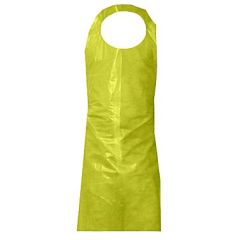 APRON - POLYETHYLENE YELLOW DISP 35" X 45" EACH (AP002)
