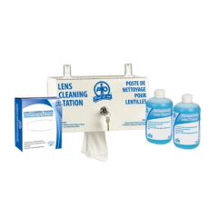 LENS CLEANING STATION DISP -  INCLUDES 2, 500ML SOLUTION & 1 