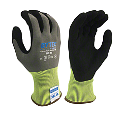 GLOVES - CUT RESISTANT PREMIUM  CUT LEVEL 3, 18G NITRILE PALM 