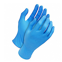 GLOVES - NITRILE 8 MIL LARGE  BLUE BIODEGRADABLE 50/BOX