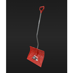 SHOVEL - 18" SNOW ERGONOMIC  W/CURVED STEEL HANDLE