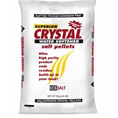 SOFTENER SALT - 20 KG U.S  WATER SALT SUPERIOR CRYSTAL 