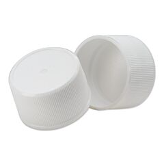 CAP LID - THREADED WHITE FOAM  LINER LID FITS 4L BOTTLES